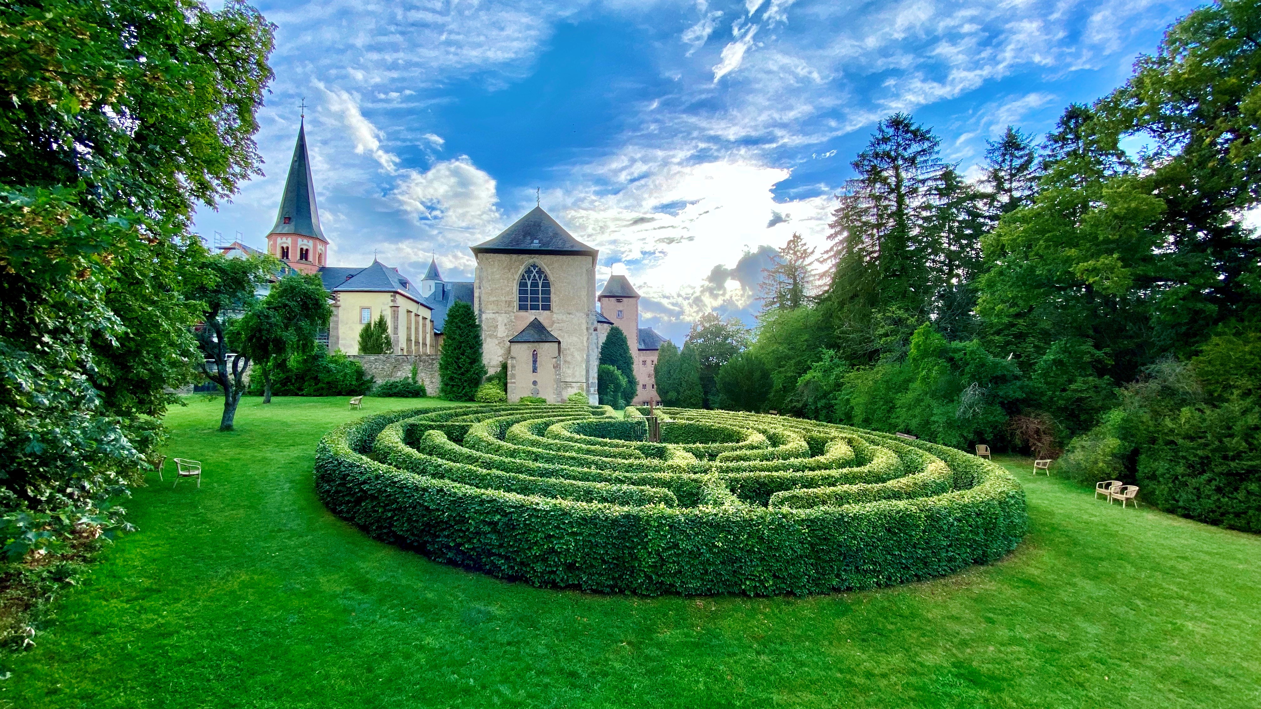 Kloster Steinfeld — Labyrinth in der Eifel